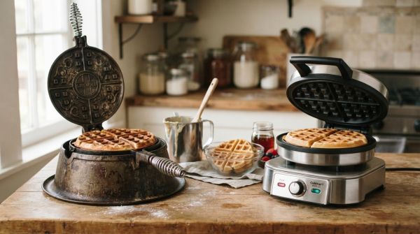 Gaufriers vintage vs modernes : comparaison et tendances