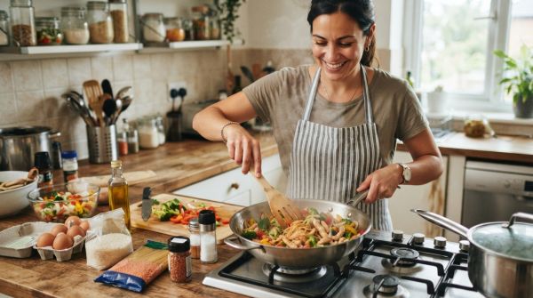 Infographie : les astuces pour cuisiner vite et pas cher