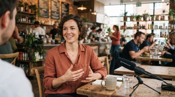 Interview : Femme entrepreneure de restaurant vegan